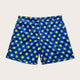 Men's Designer Swim Shorts in Java Sun Navy Print